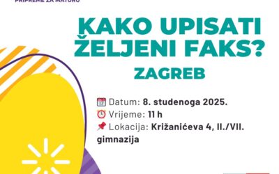 Kako upisati željeni faks?