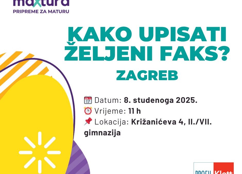 Kako upisati željeni faks?