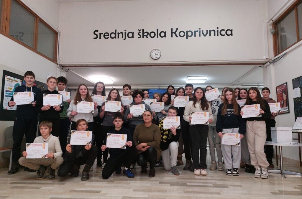 ZIMSKI KAMP U SREDNJOJ ŠKOLI KOPRIVNICA ZA UČENIKE SEDMIH I OSMIH RAZREDA OSNOVNIH ŠKOLA IZ KOPRIVNIČKO- KRIŽEVAČKE ŽUPANIJE I OKOLNIH ŽUPANIJA