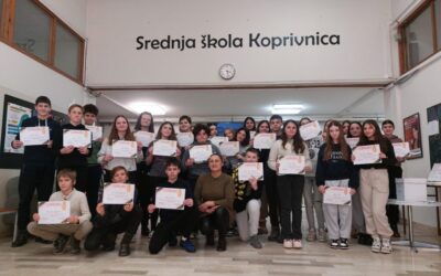 ZIMSKI KAMP U SREDNJOJ ŠKOLI KOPRIVNICA ZA UČENIKE SEDMIH I OSMIH RAZREDA OSNOVNIH ŠKOLA IZ KOPRIVNIČKO- KRIŽEVAČKE ŽUPANIJE I OKOLNIH ŽUPANIJA