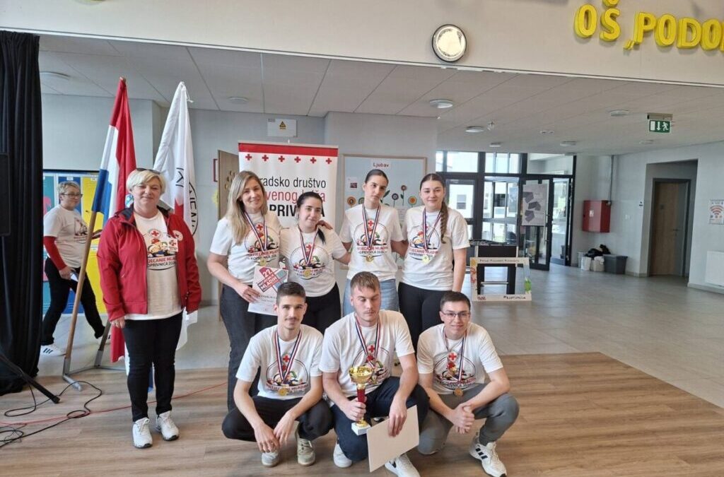 Natjecanje mladih Gradskog društva Crvenog križa Koprivnica