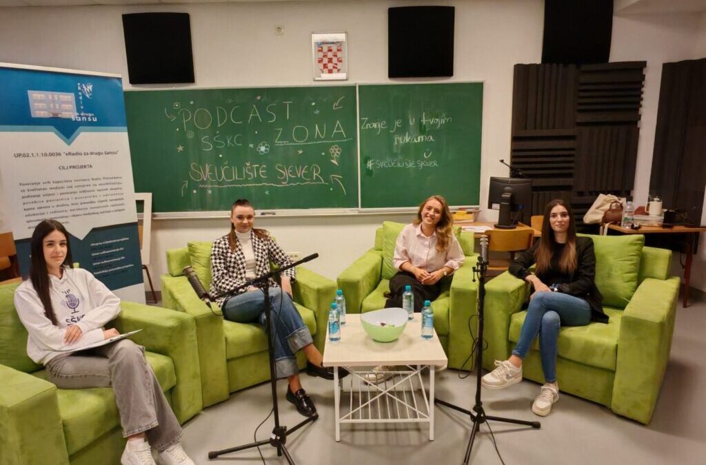 Podcast zona na Sveučilištu Sjever – iskustvo koje inspirira buduće studente 