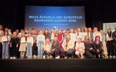 Prva mjesta na kreativnom natječaju „Moja županija bez korupcije“