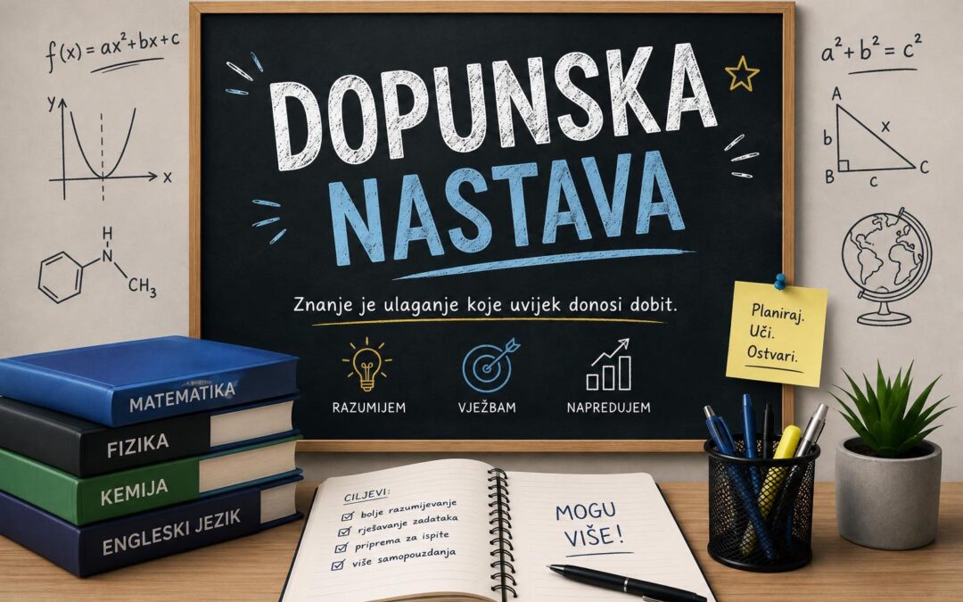 Raspored dopunske nastave – NOVO!